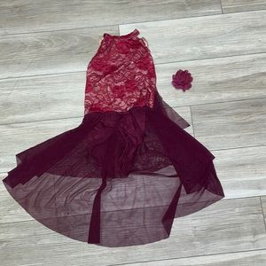 Girls dance costume